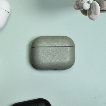 AirPods 3/4/Pro/Pro2 真皮 耳機保護殼 Paris Grey 巴黎灰 刻字