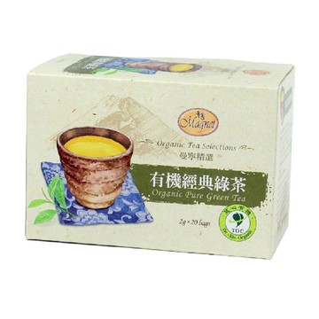 曼寧  有機經典綠茶2公克×20入/盒