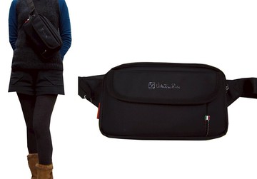 ~雪黛屋~VALENTIN 腰胸包大容量二層主袋+外袋共四層腰胸前包防水尼龍布可肩背斜側背隨身做生意多隔層SW9356