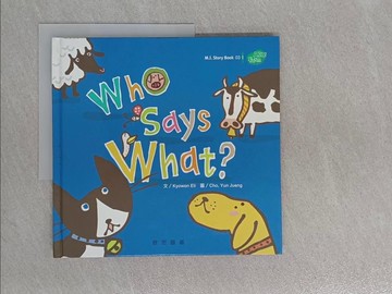 【書寶二手書T1／少年童書_ZEH】ABC Farm-Who Says What? 聽誰在說話?