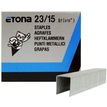 【文具通】ETONA E-23/15訂書針高15mm P2010013【APP滿額下單10%點數(單一帳號最高5000點)】1/31止