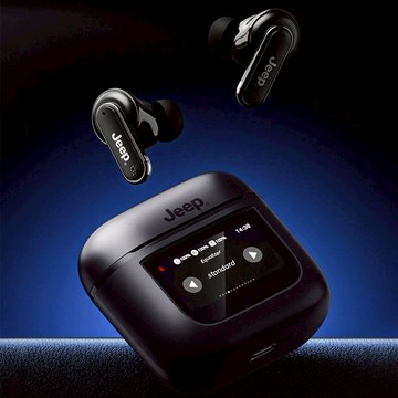 【Jeep】Jeep EW118真無線 藍芽耳機 TWS 高保真 立體聲 遊戲耳機 運動耳機 降噪