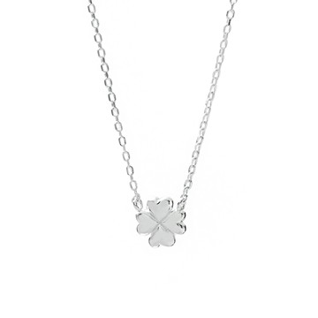 [預購] [韓國] [純銀] 幸運草鎖骨鍊 / Lucky Clover Necklace