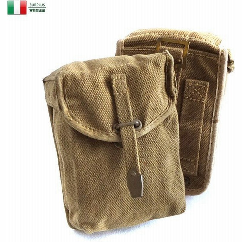 実物 イタリア軍 コットンキャンバス ベルトポーチ Used メンズ レディース ミリタリー 雑貨 グッズ 小物入れ 人気 放出品 クーポン対象外 T 通販 Lineポイント最大0 5 Get Lineショッピング