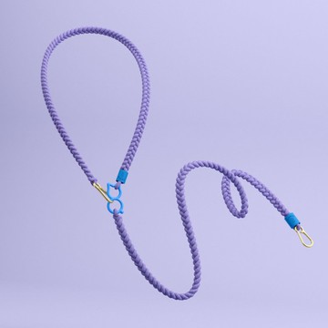 【專為貓奴設計】多功能牽引繩 - 丁香紫
