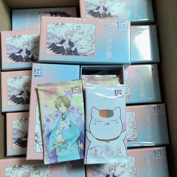 免運 樂享潮玩夏目友人帳收藏卡牌15週年典藏卡夏目貴誌玲子斑書卡盲盒