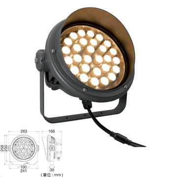 IP66 50W 洗柱燈 H04-OD-3201