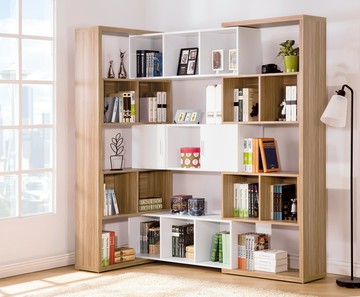 【歐風別館】羅莎8.6尺伸縮書櫃【基隆至台中免運費】