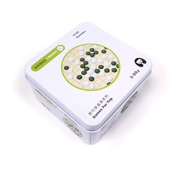 娃娃國 口袋隨身盒桌遊 五子棋 旅行玩具鐵盒 101g  tb-0051  1組