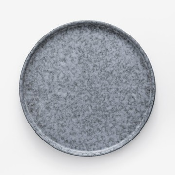 歐式 藍染渲彩 23cm 陶瓷淺盤｜灰藍｜單品