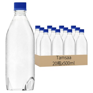 Tamsaa 無標籤氣泡水  500ml  20瓶