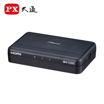 【PX大通】8K HDMI 1進2出分配器 HD2-120X