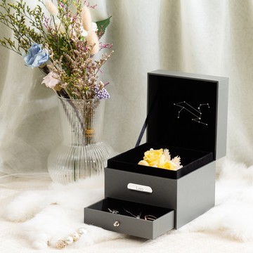 【Flower Plus】   Leo 獅子座 雙層永生花星座禮盒