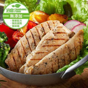 任-【洽富氣冷雞】經典蒜香嫩雞柳300g