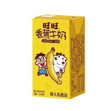 旺旺 旺仔香蕉牛奶 125mlx6入