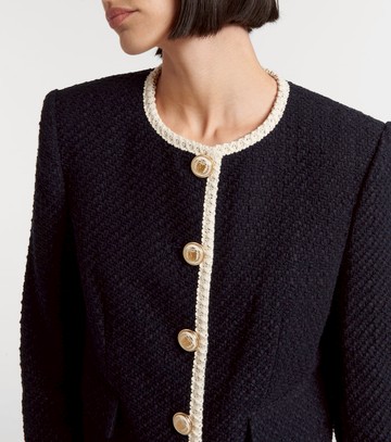 Veronica Beard Mabel cropped tweed jacket