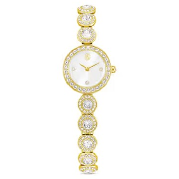 【Swarovski 施華洛世奇】Una Angelic 手錶 (水晶錶鏈 金色 金色潤飾) (5750500)