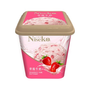 [家速配]NISEKO新雪口草莓牛奶冰淇淋