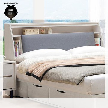 【顛覆設計】麗凱貓抓皮靠枕床頭箱(雙人5尺)