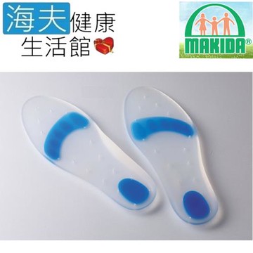 MAKIDA四肢護具(未滅菌) 海夫健康生活館 吉博 全長型矽膠鞋墊 中骨凸起(SF300)