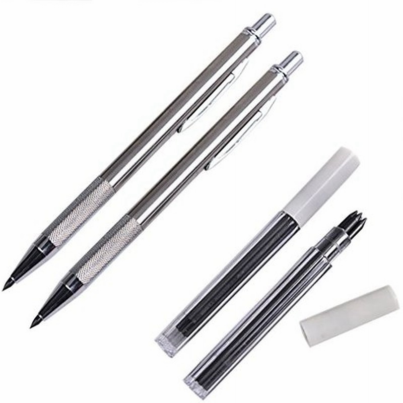 Eshylala 2ピース3 0リードホルダーメタル機械製図鉛筆自動draughting鉛筆3 0 Mm機械製図鉛筆with 8リード シルバー 通販 Lineポイント最大get Lineショッピング