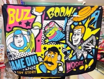 【震撼精品百貨】Toy Story_玩具總動員~迪士尼 玩具總動員日本保暖毛毯/止滑墊(單人)#70816