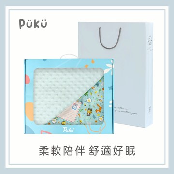 【PUKU】LoDo樂豆毯-森林熊│冷氣毯、毛毯、新生禮盒│