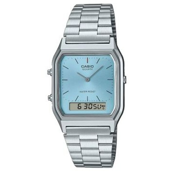 CASIO 卡西歐 簡約優雅 百搭復古風 雙顯 AQ-230A-2A1MQY