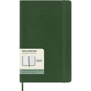 【MOLESKINE】2027 12M 週記手帳 / 軟皮 / L 型 / 綠