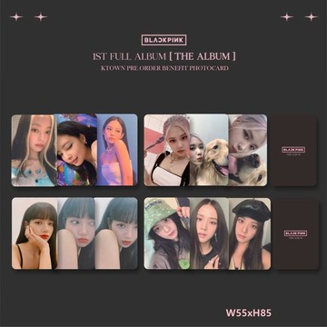 小卡上新 BLACKPINK 粉墨 特典卡 THE ALBUM專輯卡 JENNIE LISA ROSE 綠帽貝雷秀 K4