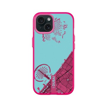 iPhone 15 Clear 粉漾桃 - JOCR - Dubai (Black Logo)