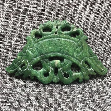 復古岫玉頸飾掛件仿古做舊古玉老玉工藝玉雕擺件玉佩牌子玉璧吊墜