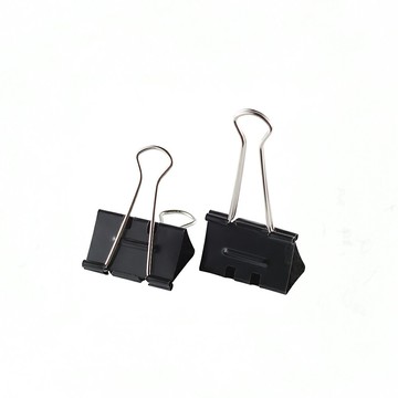 Tomato 省力黑色長尾夾 32mm 24支入 / 筒 B32 (32162)