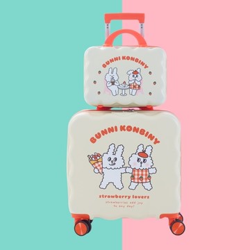 BUNNI KONBINY 兔子便利商店雲朵行李箱組 (約會款)