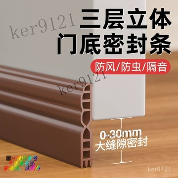 門縫門底密封條隔音超靜音防風門底下縫隙擋條門窗臥室堵門縫神器 防盜門密封條 門窗縫隙隔音 防風膠條 隔音膠條 隔音氣密條