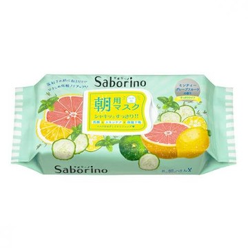 Saborino Morning Sheets, Refreshing Fruit Flavor, 32 Sheets