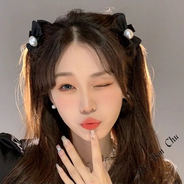 小珍珠蝴蝶結抓夾【93651】春夏新款韓系INS休閒百搭氣質甜美可愛網紅髮夾 蝴蝶結抓夾 珍珠髮夾 BonChu