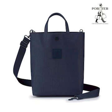 PORTER INTERNATIONAL - 雷雕新韻RENEW托特包 (M) - 深藍