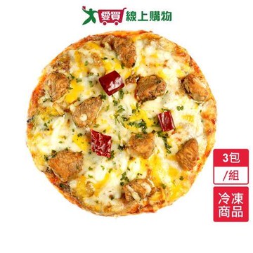 瑪莉屋PIZZA番茄羅勒辣雞3包/組(165G/包)【愛買冷凍】