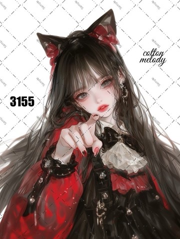 original sticker no.3155 人物貼紙 原創貼紙 原創人物貼紙 裝飾貼紙 cotton melody