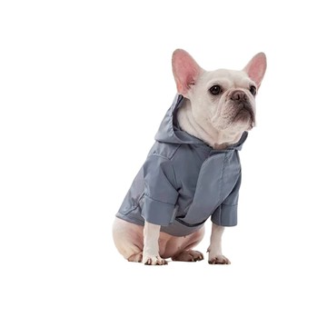 PEHOM 可調節式防潑水雨衣-淺藍