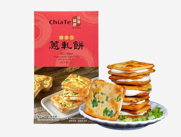 【佳德糕餅】蔥軋餅(12片/盒)，共2盒 ，下單後5個工作天出貨