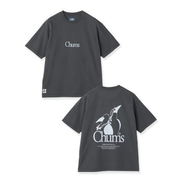 CHUMS Booby Bird Twins T-Shirt 男 短袖上衣 炭黑色 CH012722G004