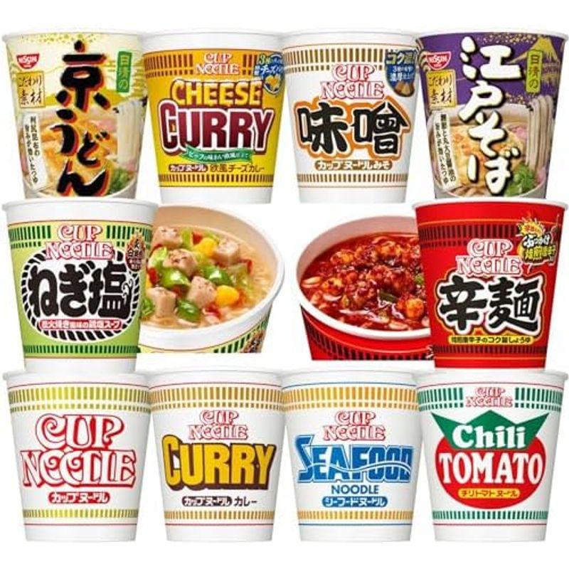 10種 日清食品 カップヌードル 詰め合わせ 10種×2個セット レギュラー各種 おだし各種 欧風チーズカレー 味噌 みそ ねぎ塩 しお 辛