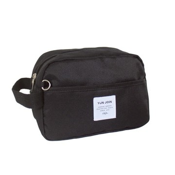 【YUN JOIN】TRAVEL-簡約收納包-黑色 萬用包 手拿包 化妝包 旅行 收納 3C包