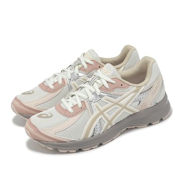 [ACS] Asics 休閒鞋 JOG 100S 男鞋 女鞋 米白 粉 拼接 緩衝 復古 情侶鞋 亞瑟士 1203A741100