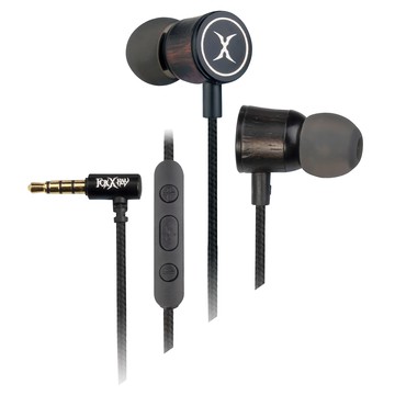 FOXXRAY 狐鐳 麗芙響狐電競耳機麥克風 10mm 釹鐵硼耳機單體 鋁合金黑檀木 線控帶麥 附贈高質感硬殼包  FXR-BAC-51  1盒  黑色