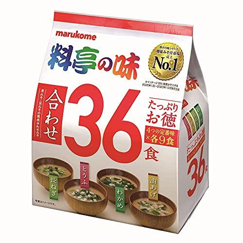 マルコメ 味噌 たっぷりお徳料亭の味 36食×3個