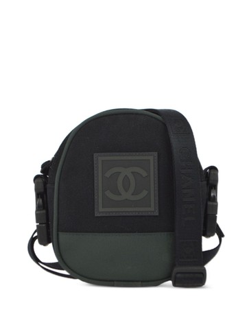 CHANEL Pre-Owned - 2003 Sports Line shoulder bag - women - Nylon/Canvas - One Size - Black
