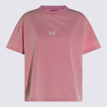 Balenciaga Pink Cotton T-shirt